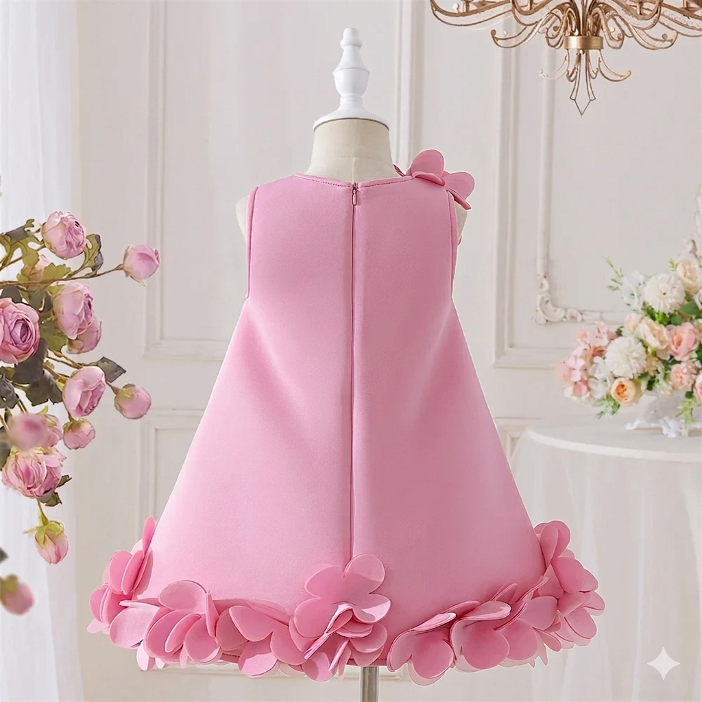 Hot Sale Flower Girls' Dress for Kids Girl Birthday Party Dress 6 Years Old