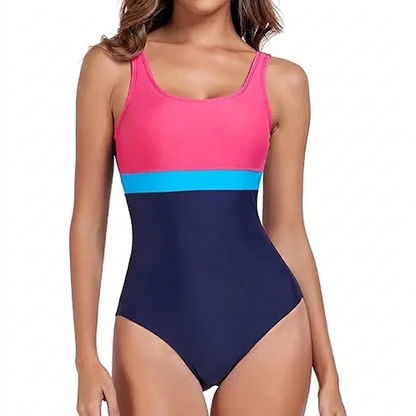 High-Performance Waterproof Breathable Quick-Dry Women One-Piece Swimsuit with Open Back for Racing Training NKS INDUSTRIES