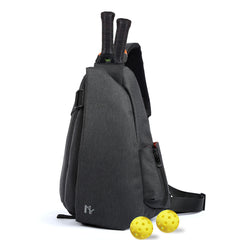 MOYYI Crossbody Bags for Men Sling Backpack Travel Hiking Pickleball Paddle Bag