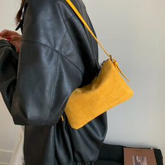 Suede Bags Casual Fashion  Crossbody Shoulder Bags for Women's Bags