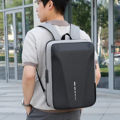 New Trendy Waterproof Rucksack PVC Hard Shell Anti Theft Fashion Bag Laptop Backpack Bag