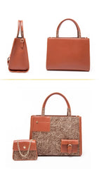 QAZA 2024 New Atmosphere Luxury Brand Atmosphere Large Capacity Ladies Pu Leather Bag Slung 2 in 1 Handbag Luxury Bags for Women