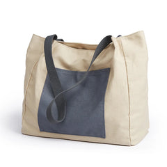 Latest Sustainable Tote Bag Cotton Canvas Shopping Bag Ladies Casual Durable Commute Shoulder Bag