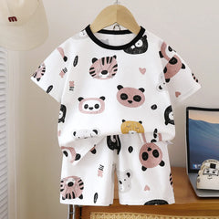 Baby Solid Color Bag Fart Clothes Short-sleeved Triangle Romper Cotton Bottoming Jumpsuit Baby Climbing Clothes Custom