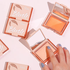 9 Colors Cheek Matte Blush Natural Compact Powder Blusher Oem Customized Makeup for Cheek+Lip+Eyeshadow