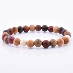 8mm Catholic Rosary Wooden Bead Rosary Blood Dragon Men Wood Bead Wood Bracelet