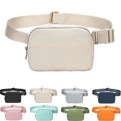 Large Capacity Fashion Waist Bag  Outdoor Sports Crossbody Bag Lightweight Running Fanny Pack for Women and Boys Girls