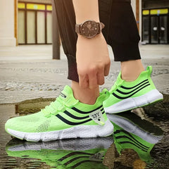 Outdoor Men's Breathable Leisure Running Comfortable Sports Training Shoes Ladies and Men's Platform Gym Sneakers