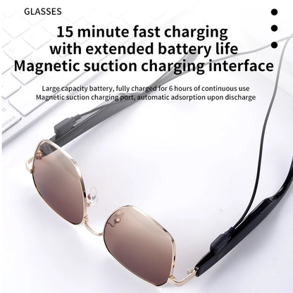 Audio sunglasses fast charging