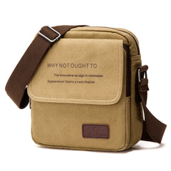 Bike Messenger Shoulder Bags for Men Outdoor Vintage Canvas Crossbody Bags