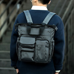 MOYYI 15.6-inch Laptop Backpack Bags for Men Shoulder Messenger Backpack Bags