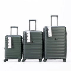 Anti-Theft Water Resistant Expandable PP Hard Shell Trolley Luggage with 360 Degree Spinner Wheels Combination Lock
