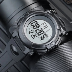 1909B Classic Good Quality Digital Watches Sport Style Silicone TPU Belt 5 ATM Waterproof Wrist Watches for Men