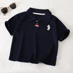 Boys Polo Shirt Children's Short Sleeves T-Shirts High Quality T Shirt Kids Tees Summer Child Clothes